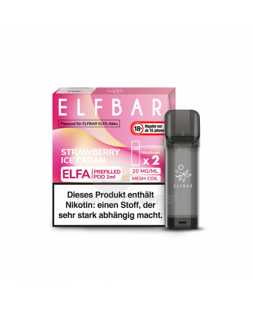 ELFBAR Pod Strawberry Ice Cream Elfa Pod 2er Pack ...