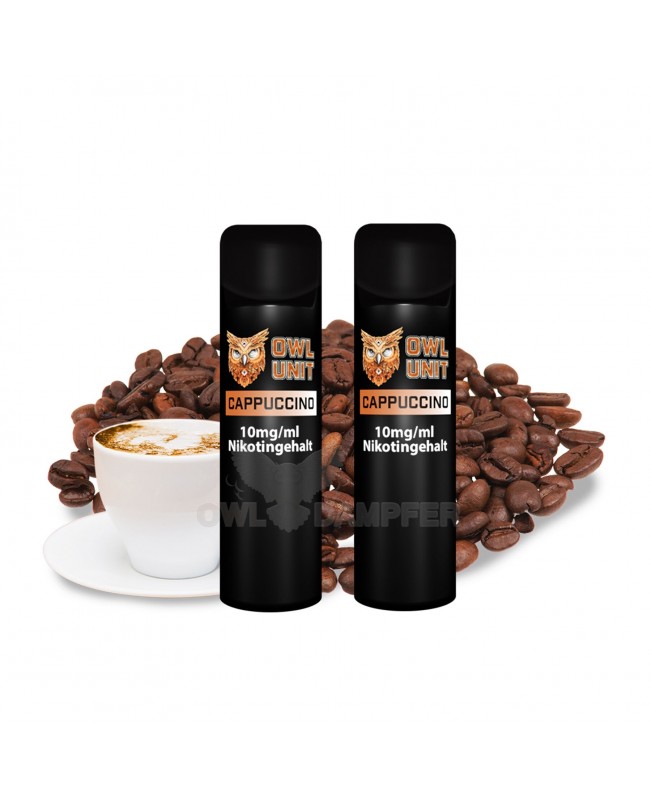 Cappuccino Prefilled Pod OWL Unit 600 Puffs (2er Pack)