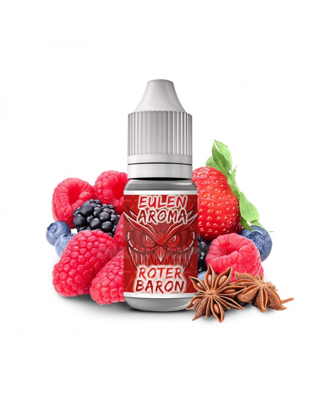 Roter Baron Aroma E-Zigarette Eulen Aroma 10 ml