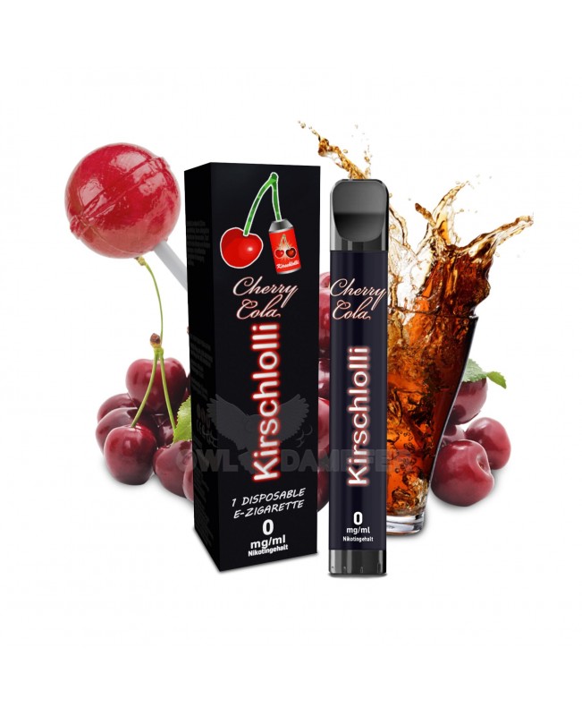 Kirschlolli Cherry Cola Einweg E-Zigarette Kirschcola Geschmack 2 ml