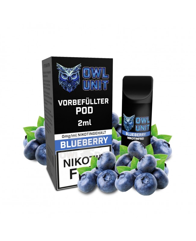 Blueberry Prefilled Pod OWL Unit 600 Puffs
