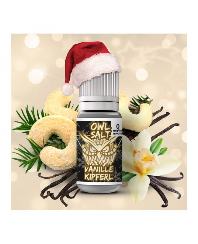 Liquid Vanillekipferl Aroma - OWL SALT 10 ml WEIHNACHTSSPECIAL