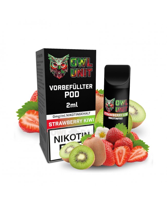 Strawberry Kiwi Prefilled Pod OWL Unit 600 Puffs