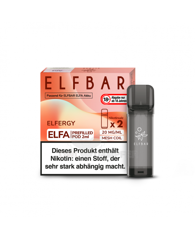 ELFBAR Pod Elfergy Elfa Pod 2er Pack 20 mg