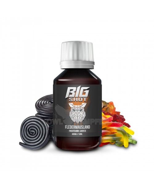 Aroma Fruchtgummi Lakritz - Big Shot Fledermauslan...