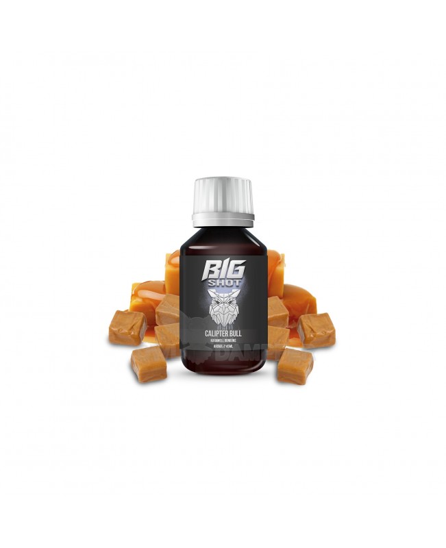 Karamellbonbon 50 ml Aroma in 500 ml Flasche Big Shot Calipter Bull