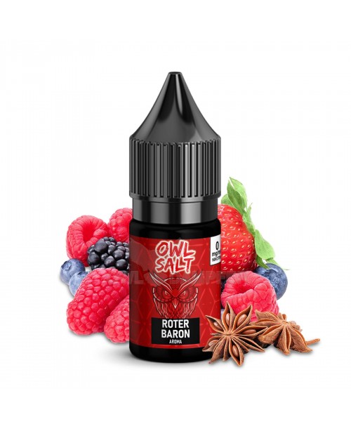 Liquid Roter Baron Aroma - OWL SALT 10 ml