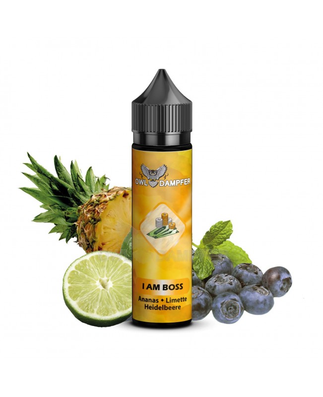 Aroma Heidelbeer Ananas Limette Longfill OWL Originals I AM BOSS
