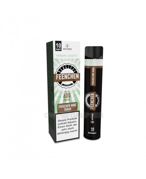 Nebelfee Disposable Frischer Minz Tabak Feenchen