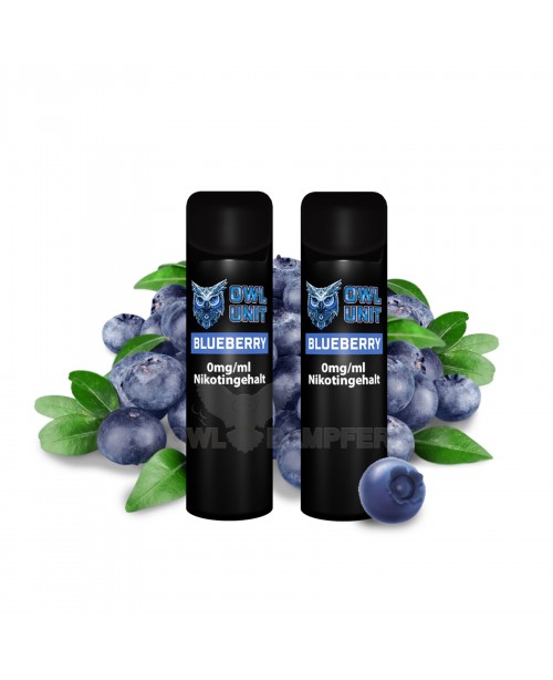 Blueberry Prefilled Pod OWL Unit 600 Puffs (2er Pa...