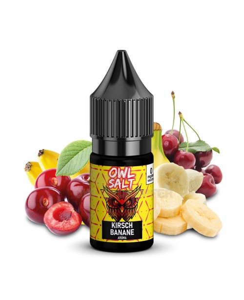 Liquid Kirsch Banane Aroma - OWL SALT 10 ml