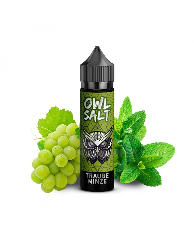 Traube Minze Aroma OWL Salt Longfill 10 ml in 60 ml