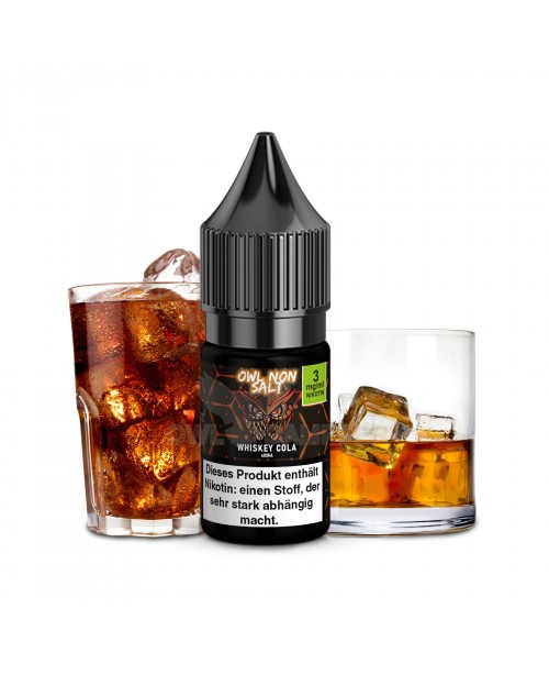 OWL Non SALT Liquid Whiskey Cola 10 ml