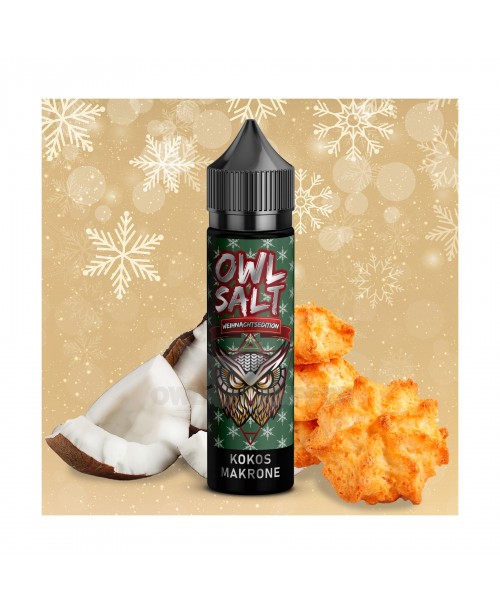 Kokosmakrone Aroma Weihnachtsedition OWL Salt Long...