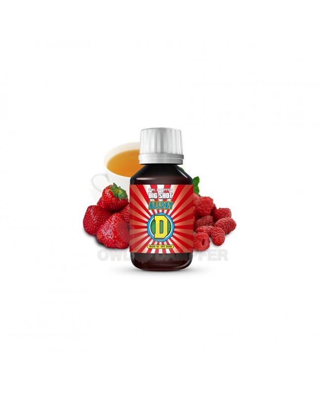Rote Beeren Weißer Tee 50 ml Aroma in 500 ml Flasche Big Shot Allday D