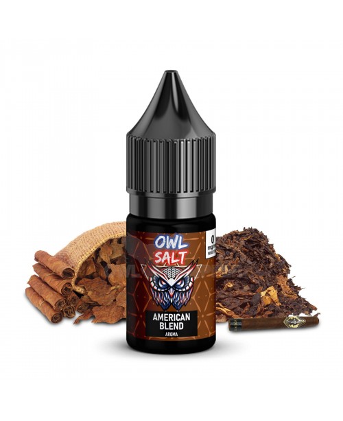 Liquid American Blend - OWL SALT 10 ml 0 mg