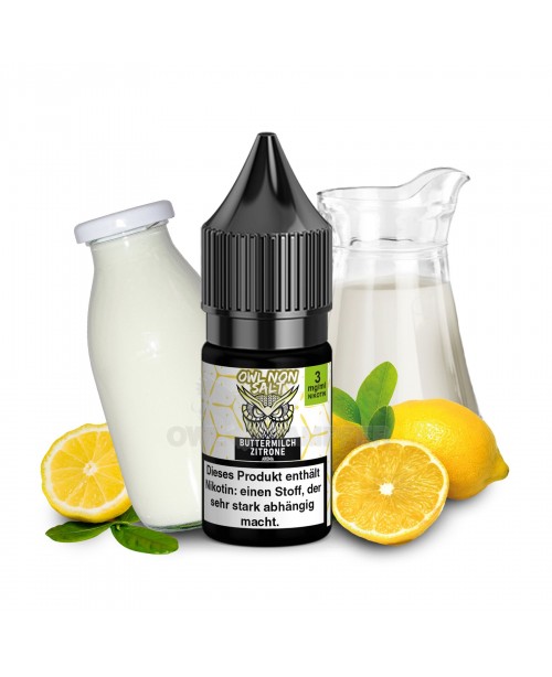 OWL Non SALT Liquid Buttermilch Zitrone 10 ml