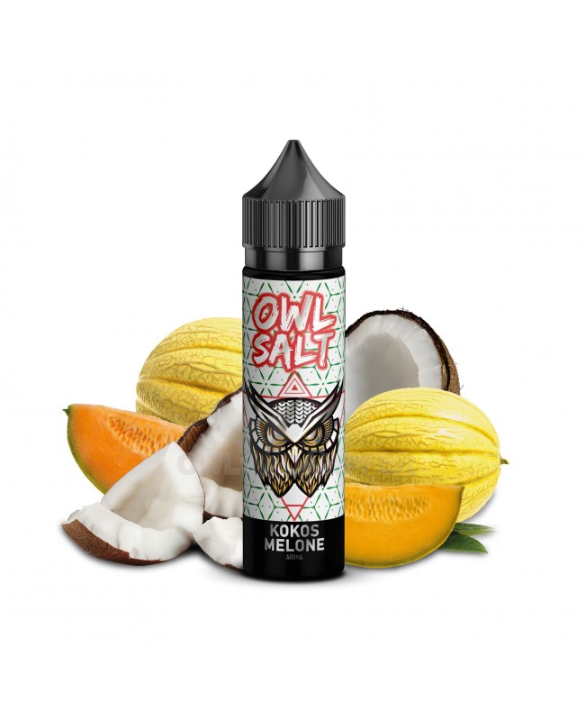 Kokos Melone Aroma OWL Salt Longfill 10 ml in 60 ml