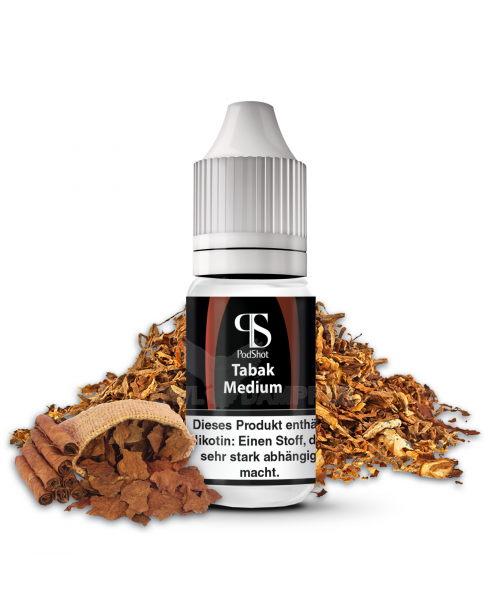 Liquid Tobacco Medium Aroma - Podshot 10 ml