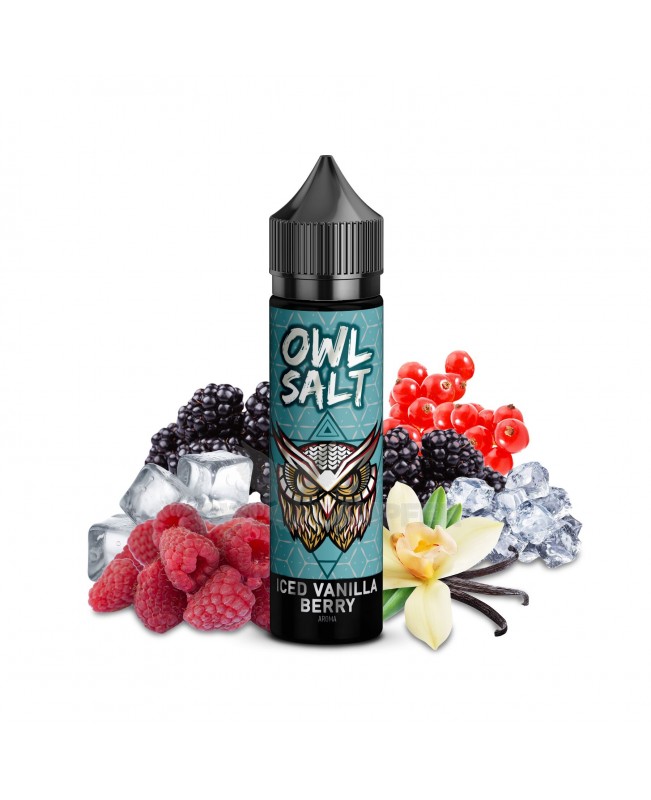 Iced Vanilla Berry Aroma OWL Salt Longfill 10 ml in 60 ml