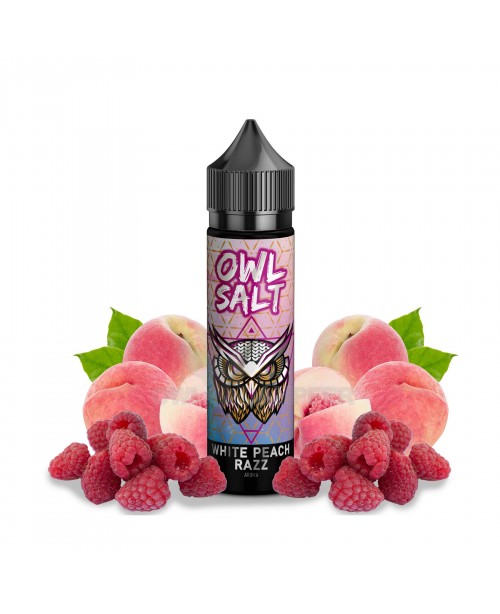 White Peach Razz Aroma OWL Salt Longfill 10 ml in ...