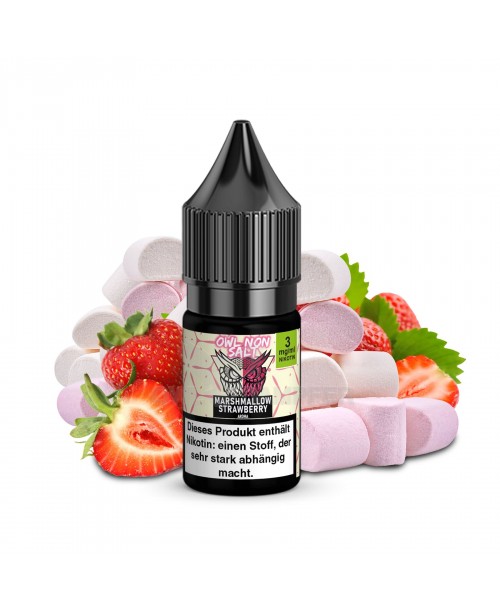 OWL Non SALT Liquid Marshmallow Strawberry 10 ml