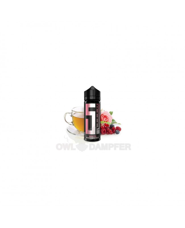 Aroma Beeren Tee Rose Longfill - 5EL White Roseberry 10 ml in 120 ml Flasche