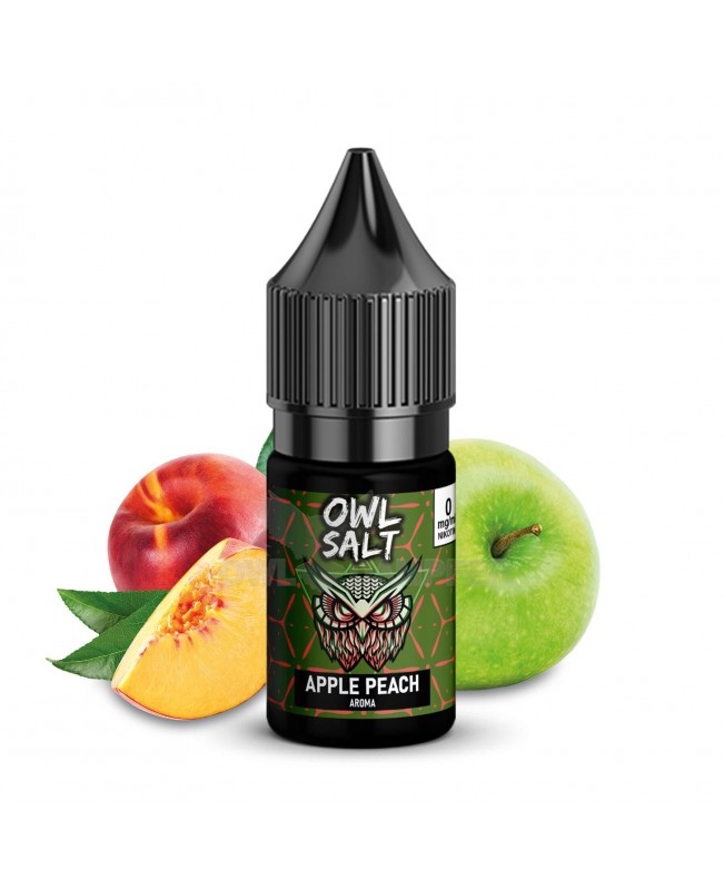 Liquid Apple Peach Aroma - OWL SALT 10 ml 0 mg nikotinfrei