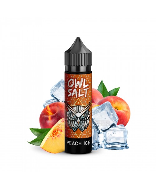Peach Ice Aroma OWL Salt Longfill 10 ml in 60 ml