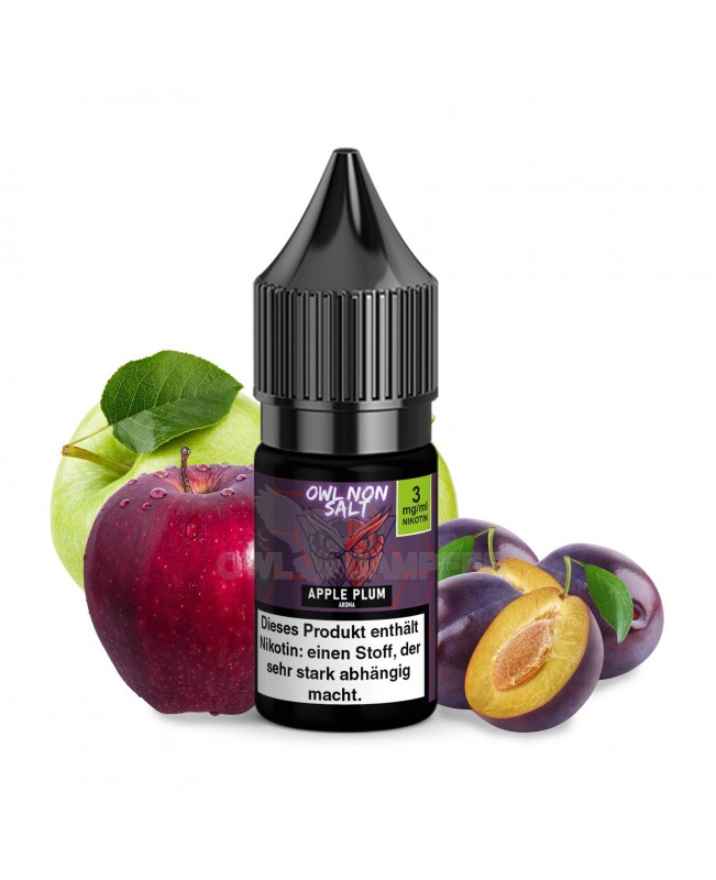 Apple Plum Apfelgeschmack Nikotinliquid 10 ml OWL NON SALT