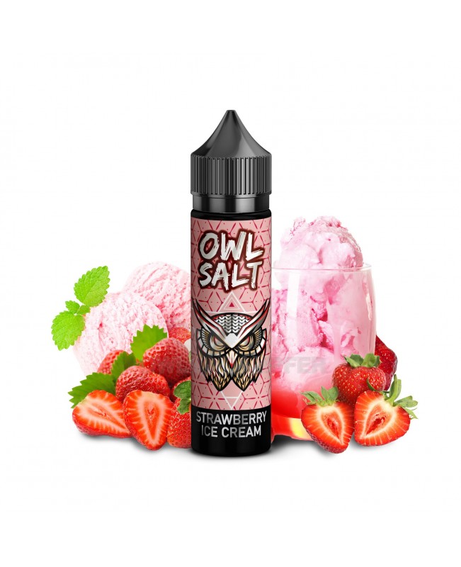 Strawberry Ice Cream Aroma OWL Salt Longfill 10 ml in 60 ml