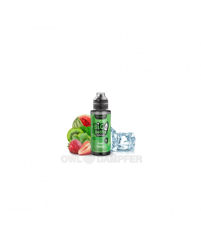 Aroma Erdbeer Wassermelone Ice Big Bottle Flavours - Fresh Kanzyi 10 ml