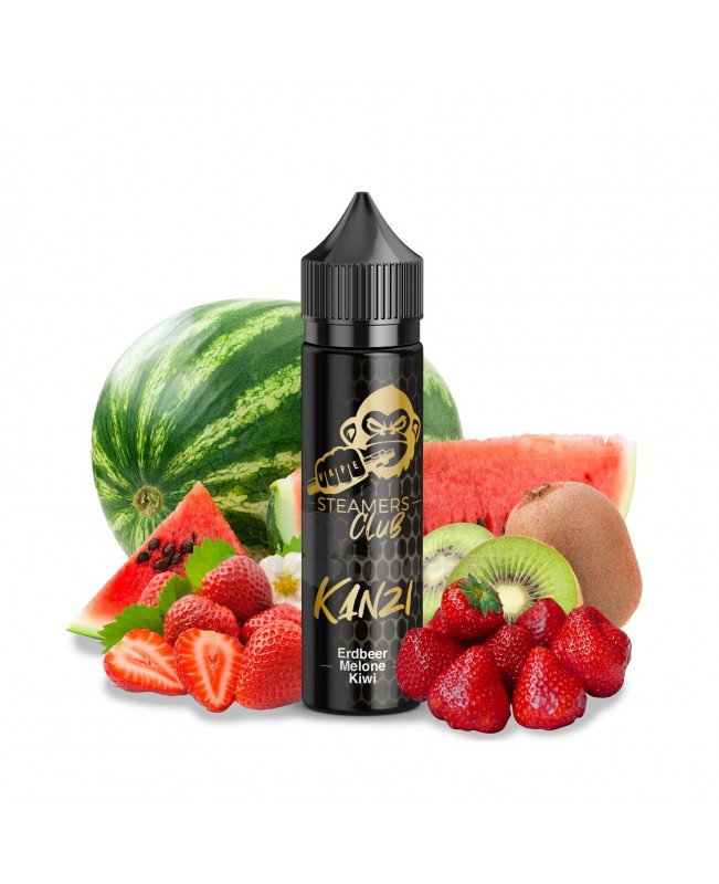Aroma Erdbeer Kiwi Wassermelone Longfill - Steamers Club Kanzi 5 ml