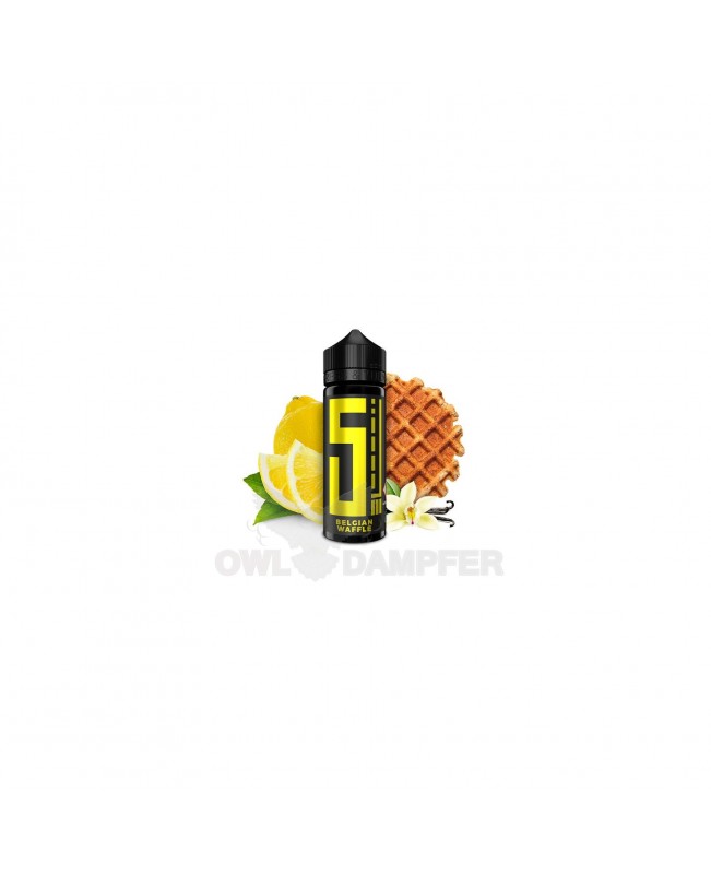 Aroma Butterwaffel Zitrone Longfill - 5EL Belgian Waffle 10 ml in 120 ml Flasche
