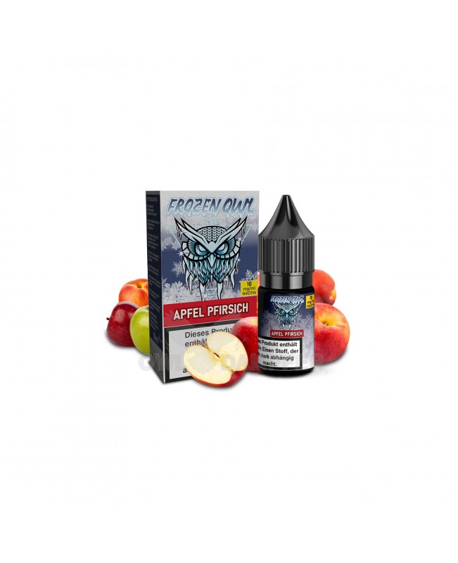Liquid Apfel Pfirsich - Frozen OWL 10 ml