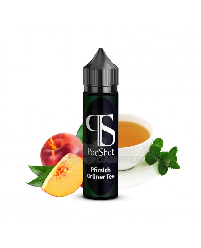 Aroma Pfirsich Grüner Tee Longfill - Podshot GREEN 5 ml