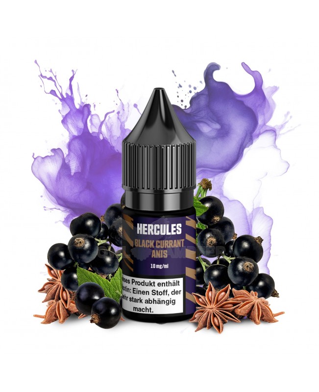Liquid Johannisbeere Anis Aroma - Hercules Blackcurrant Anis 10 ml