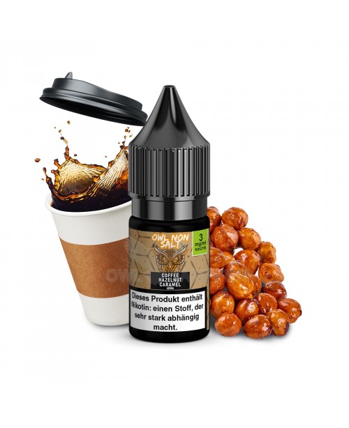 OWL Non SALT Liquid Coffee Hazelnut Caramel 10 ml